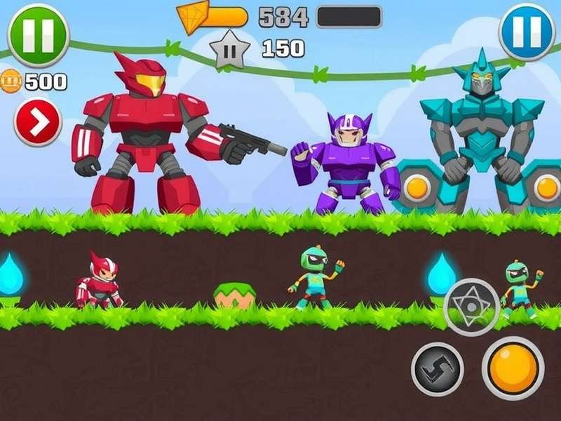 Colorful Defenders Gameplay Screenshot